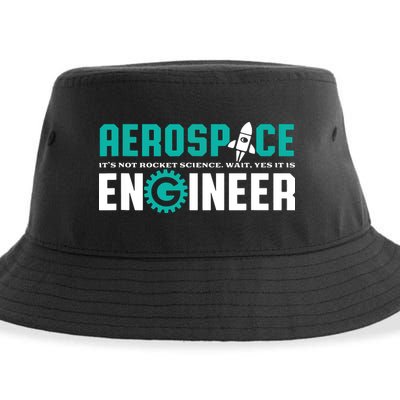 Funny Aerospace Engineer Rocket Science Engineering Sustainable Bucket Hat