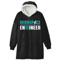 Funny Aerospace Engineer Rocket Science Engineering Hooded Wearable Blanket