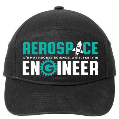 Funny Aerospace Engineer Rocket Science Engineering 7-Panel Snapback Hat
