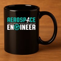 Funny Aerospace Engineer Rocket Science Engineering 11oz C Handle Ceramic Mug