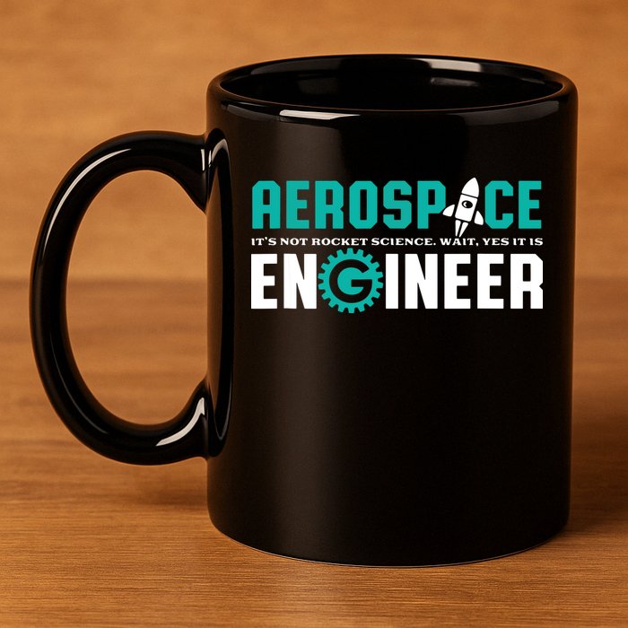 Funny Aerospace Engineer Rocket Science Engineering 11oz C Handle Ceramic Mug