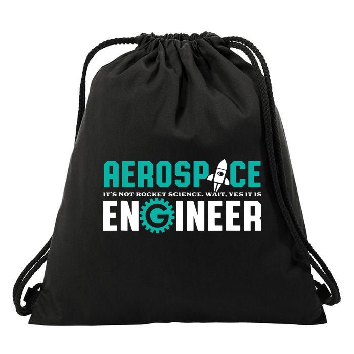 Funny Aerospace Engineer Rocket Science Engineering Drawstring Bag