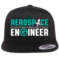 Funny Aerospace Engineer Rocket Science Engineering Flatbill Hat