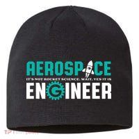 Funny Aerospace Engineer Rocket Science Engineering Sustainable Beanie