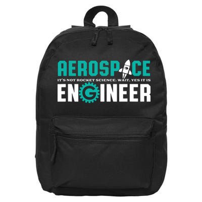 Funny Aerospace Engineer Rocket Science Engineering 16 in Basic Backpack