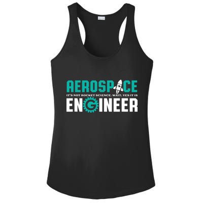 Funny Aerospace Engineer Rocket Science Engineering Ladies PosiCharge Competitor Racerback Tank