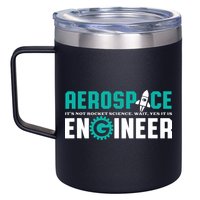 Funny Aerospace Engineer Rocket Science Engineering 12oz Stainless Steel Coffee Mug