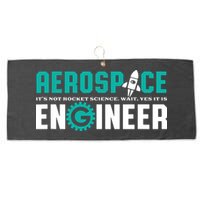Funny Aerospace Engineer Rocket Science Engineering Large Microfiber Waffle Golf Towel