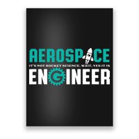 Funny Aerospace Engineer Rocket Science Engineering Poster