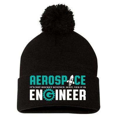 Funny Aerospace Engineer Rocket Science Engineering Pom Pom 12in Knit Beanie