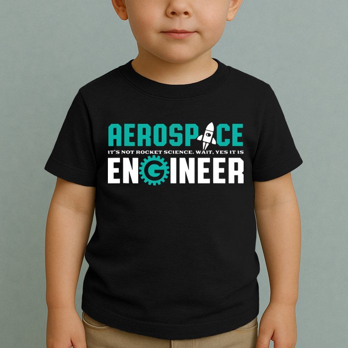 Funny Aerospace Engineer Rocket Science Engineering Toddler T-Shirt