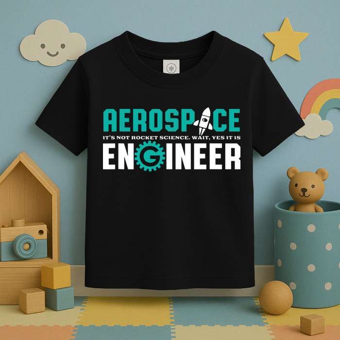 Funny Aerospace Engineer Rocket Science Engineering Toddler T-Shirt