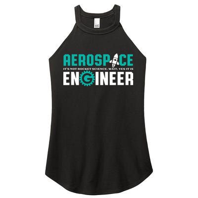Funny Aerospace Engineer Rocket Science Engineering Women's Perfect Tri Rocker Tank