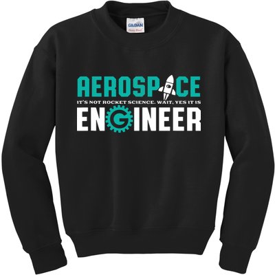 Funny Aerospace Engineer Rocket Science Engineering Kids Sweatshirt