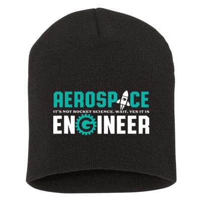 Funny Aerospace Engineer Rocket Science Engineering Short Acrylic Beanie
