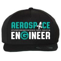 Funny Aerospace Engineer Rocket Science Engineering Wool Snapback Cap
