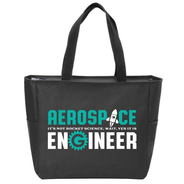 Funny Aerospace Engineer Rocket Science Engineering Zip Tote Bag