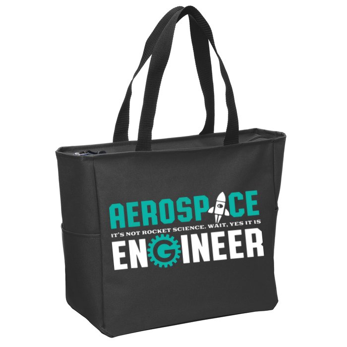 Funny Aerospace Engineer Rocket Science Engineering Zip Tote Bag