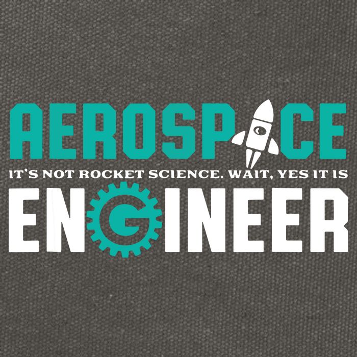 Funny Aerospace Engineer Rocket Science Engineering Cotton Canvas Backpack