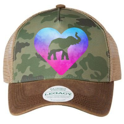 Funny Animal Elephant Legacy Tie Dye Trucker Hat