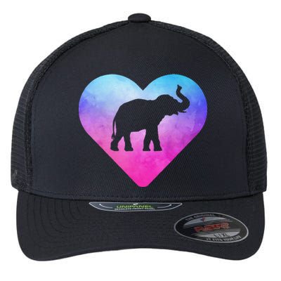 Funny Animal Elephant Flexfit Unipanel Trucker Cap