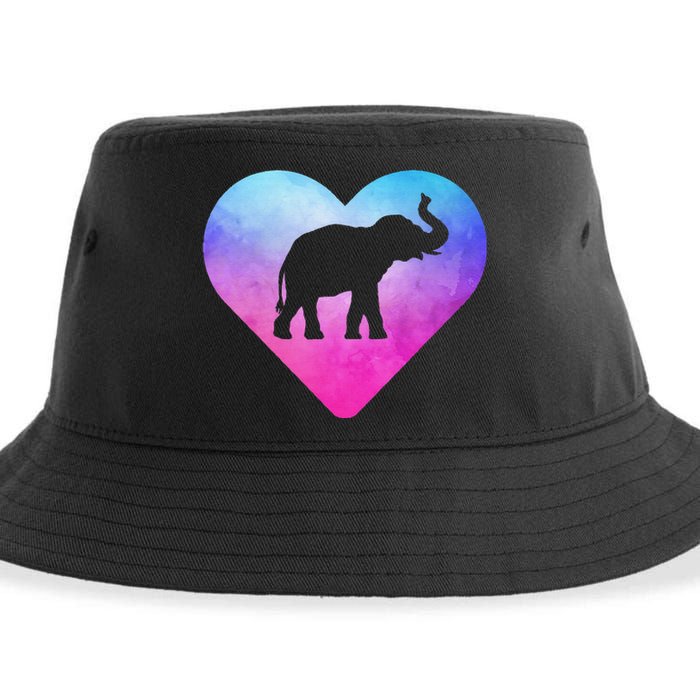 Funny Animal Elephant Sustainable Bucket Hat