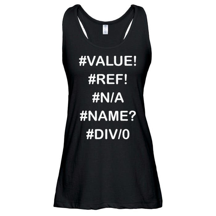 Funny Accountant Errors In Excel Design Ladies Essential Flowy Tank
