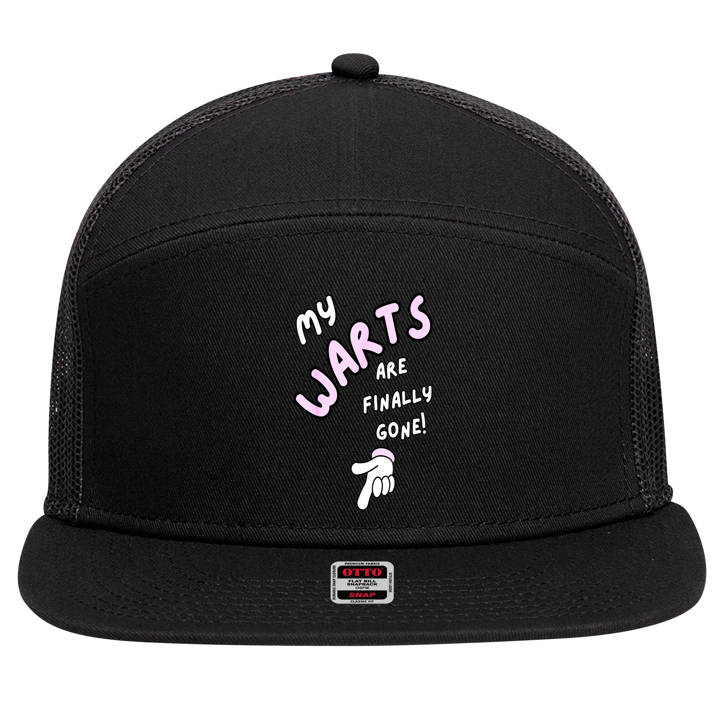 Funny And Embarrassing Gag Gift 7 Panel Mesh Trucker Snapback Hat