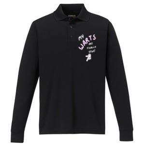 Funny And Embarrassing Gag Gift Performance Long Sleeve Polo