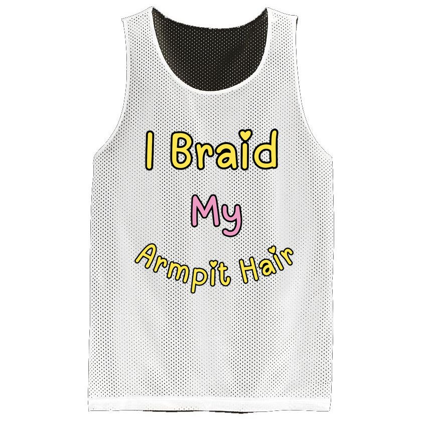 Funny And Embarrassing Mesh Reversible Basketball Jersey Tank