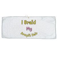 Funny And Embarrassing Large Microfiber Waffle Golf Towel
