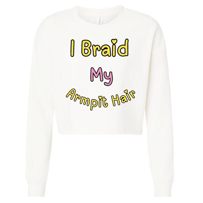 Funny And Embarrassing Cropped Pullover Crew