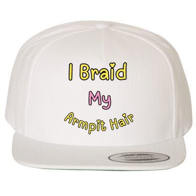 Funny And Embarrassing Wool Snapback Cap