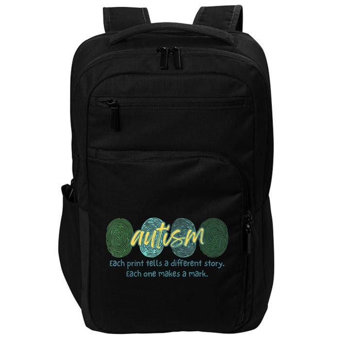 Fingerprint Autism Each Print Tells A Different Story Impact Tech Backpack