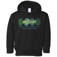 Fingerprint Autism Each Print Tells A Different Story Toddler Hoodie