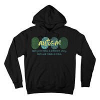 Fingerprint Autism Each Print Tells A Different Story Tall Hoodie