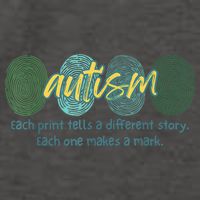 Fingerprint Autism Each Print Tells A Different Story Vector Backpack