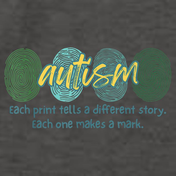Fingerprint Autism Each Print Tells A Different Story Vector Backpack