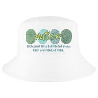 Fingerprint Autism Each Print Tells A Different Story Cool Comfort Performance Bucket Hat