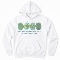 Fingerprint Autism Each Print Tells A Different Story Hoodie