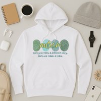 Fingerprint Autism Each Print Tells A Different Story Hoodie