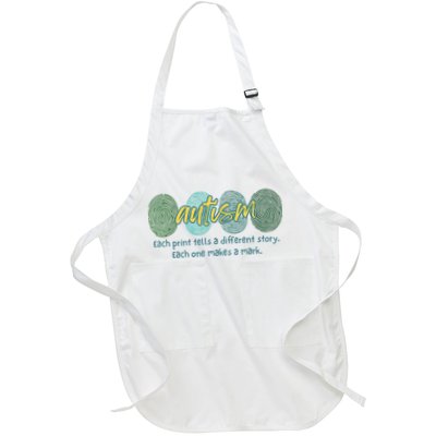 Fingerprint Autism Each Print Tells A Different Story Apron