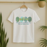 Fingerprint Autism Each Print Tells A Different Story T-Shirt