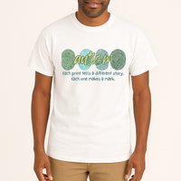 Fingerprint Autism Each Print Tells A Different Story Tall T-Shirt