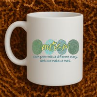 Fingerprint Autism Each Print Tells A Different Story Mug