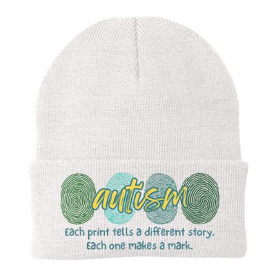 Fingerprint Autism Each Print Tells A Different Story Beanie