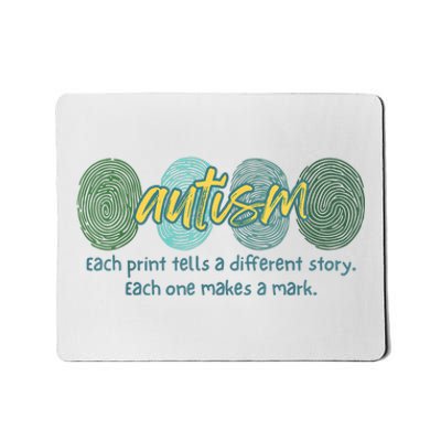 Fingerprint Autism Each Print Tells A Different Story Mousepad