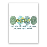 Fingerprint Autism Each Print Tells A Different Story Poster