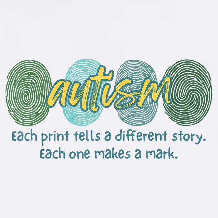 Fingerprint Autism Each Print Tells A Different Story Poster