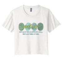 Fingerprint Autism Each Print Tells A Different Story Crop Top
